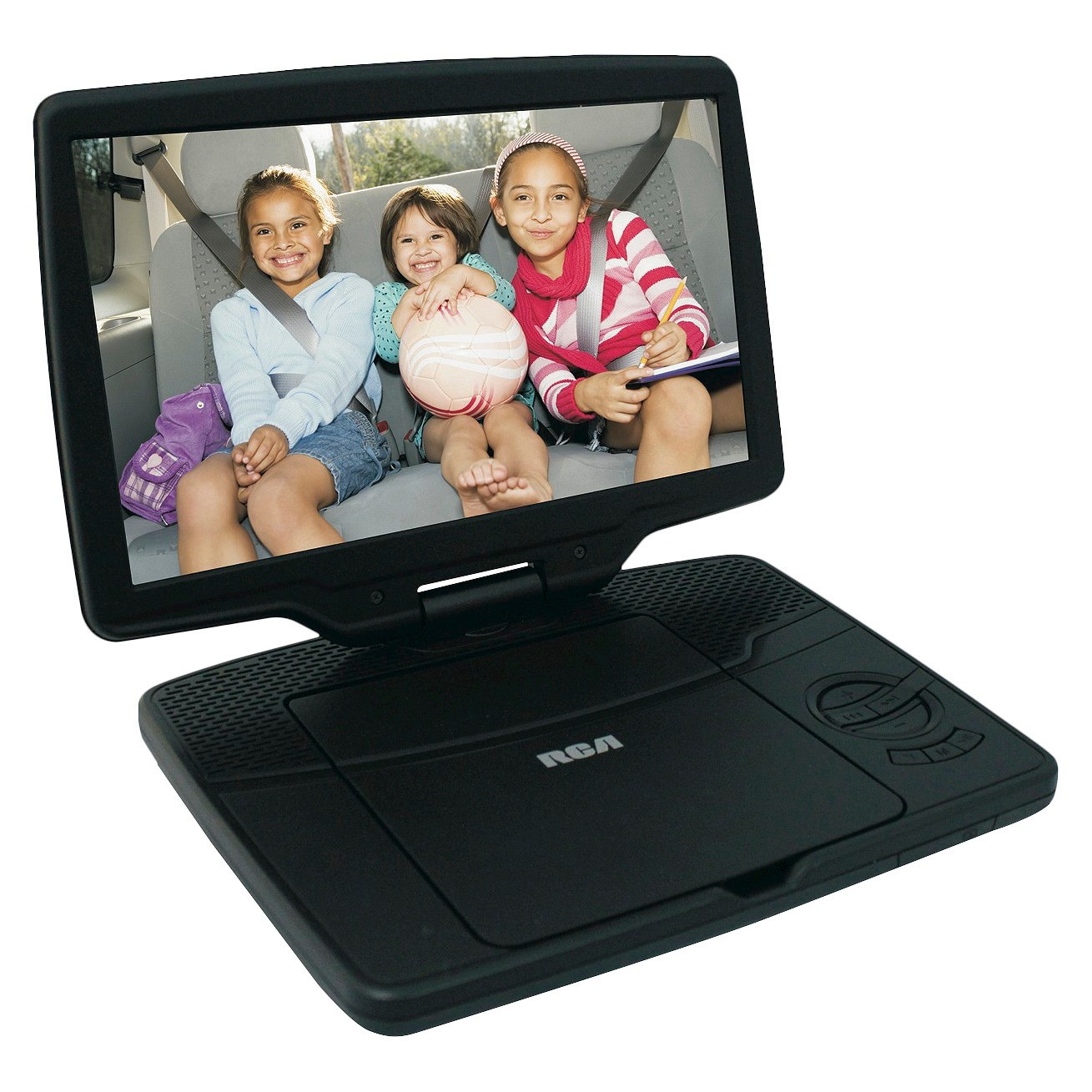 slide 1 of 3, RCA 10" Portable DVD Player - Black (DRC98101S), 1 ct