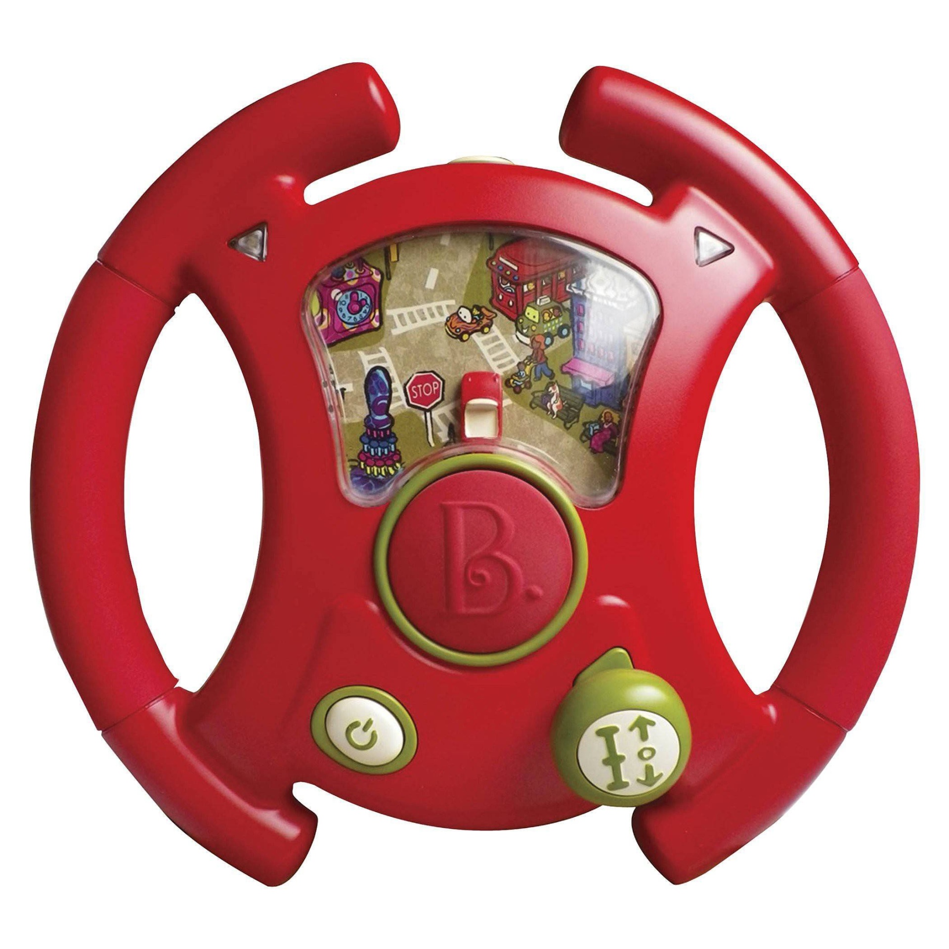 slide 1 of 6, B. toys Toy Steering Wheel YouTurns - Lights & Sounds, 1 ct