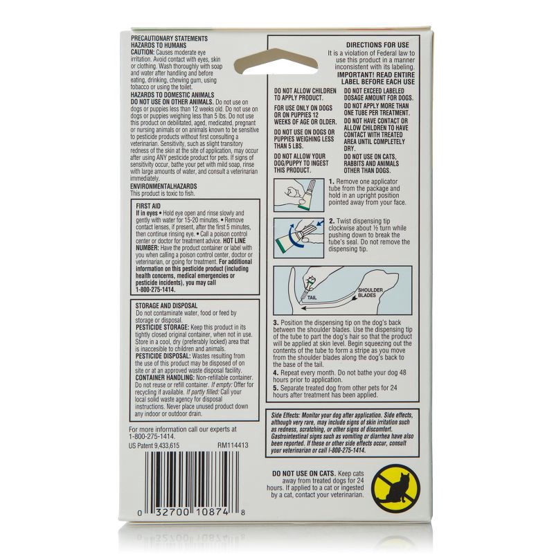 slide 3 of 4, Hartz UltraGuard Pro Flea and Tick Treatment Drops for Dogs and Puppies - 5 to 14lbs - 3ct, 0.093 fl oz