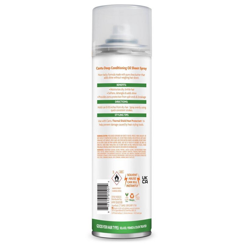 slide 2 of 6, Cantu Shea Butter Oil Sheen Deep Conditioning Spray - 10oz, 10 oz