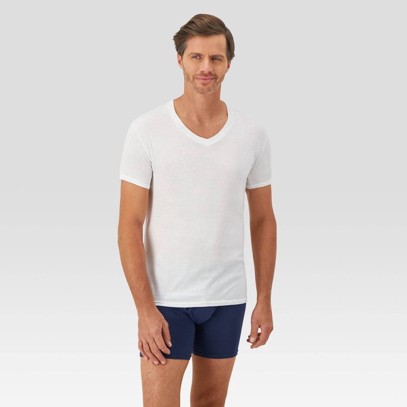 Hanes Men's Premium 5pk Slim Fit Crewneck T-shirt : Target