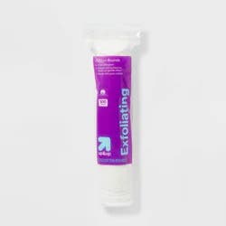 Exfoliating Cotton Rounds Nail Polish and Makeup Remover Pads - 100ct - up&up™