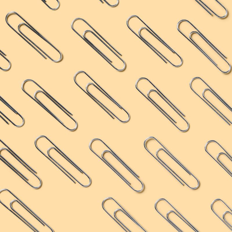 slide 2 of 3, 100ct Jumbo Paper Clips - up&up™: Silver Office Supplies, 1.75" Height, 100 Pack, 100 ct