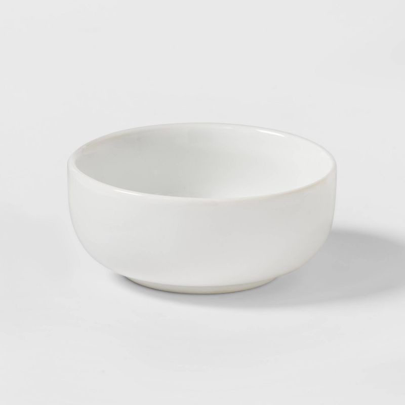 slide 1 of 3, 3oz Porcelain Dip Bowl White - Threshold™, 3 oz