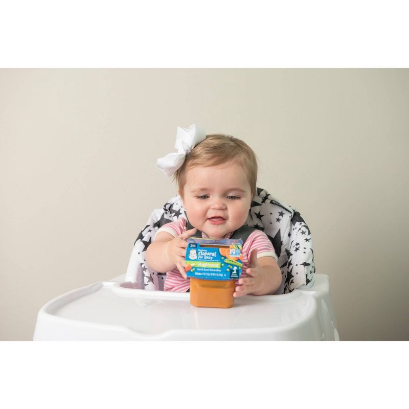 slide 9 of 9, Gerber Non-GMO Baby Food Stage 2 Carrot Sweet Potato Pea Puree Tub - 4oz/2ct, 2 ct; 4 oz