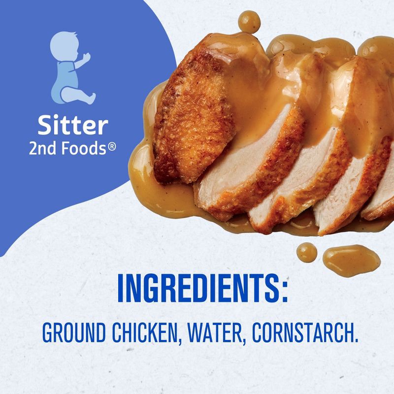 slide 13 of 19, Gerber Baby Food Stage 2 Chicken & Gravy- 2.5oz, 2.5 oz
