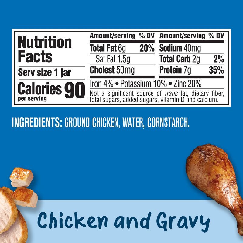 slide 8 of 19, Gerber Baby Food Stage 2 Chicken & Gravy- 2.5oz, 2.5 oz