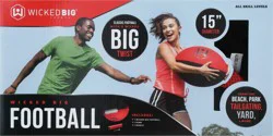 Wicked Big Sports 15 Inch Football - 1 ea
