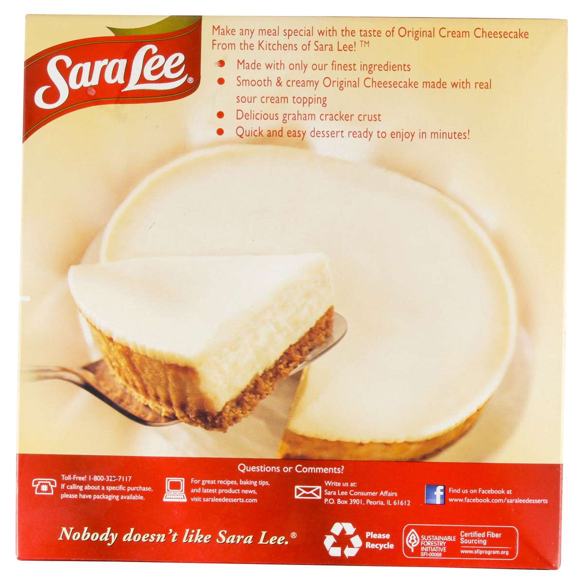 Sara Lee Classic Cheesecake 17 Oz 17 Oz Shipt 