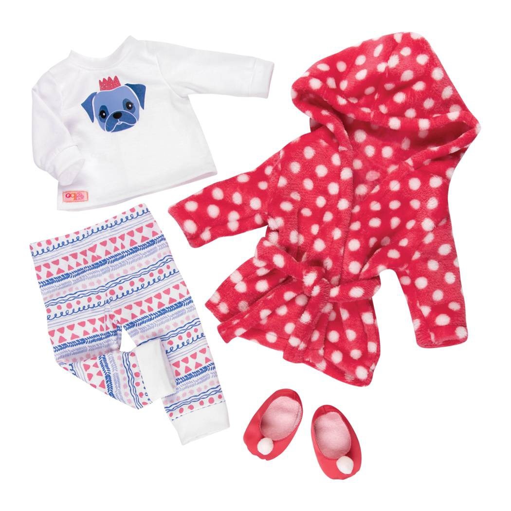 slide 1 of 3, Our Generation Deluxe Pajama Outfit for 18" Dolls - Snuggle Up, 1 ct