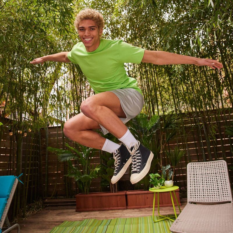 slide 4 of 5, Men's Hanes Crew Socks with FreshIQ 8pk - White 6-12: Midweight, Moisture Wicking, Reinforced Heel & Toe, 8 ct