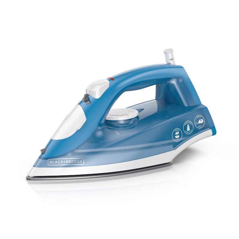 slide 1 of 6, BLACK+DECKER Steam Iron - White, 1 ct