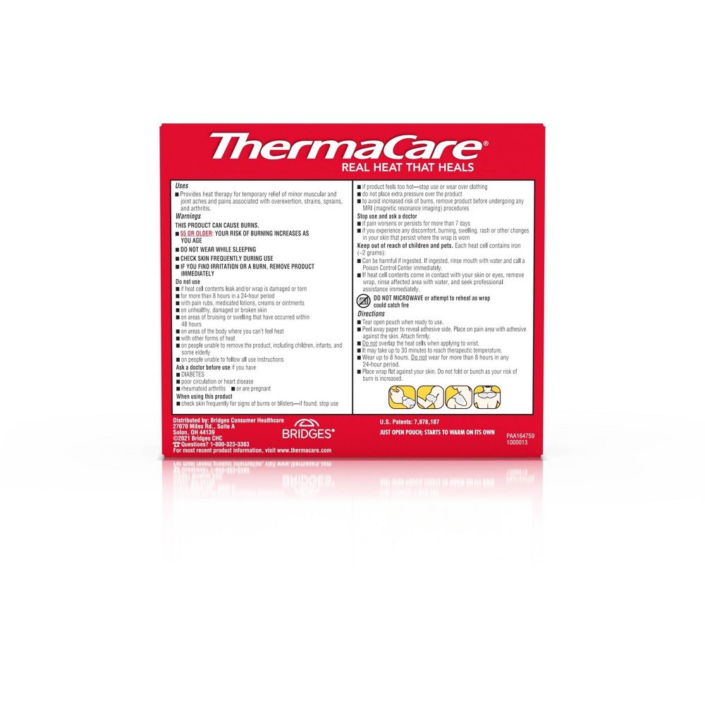 slide 3 of 4, ThermaCare Neck Pain Relief Therapy Heat Wraps - 3ct, 3 ct