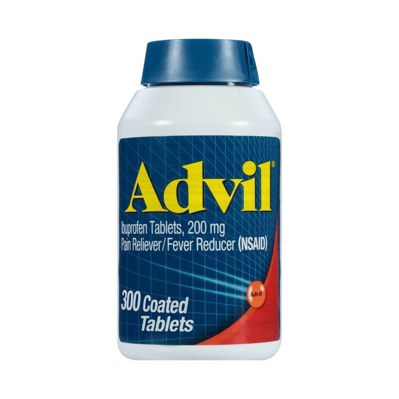 slide 1 of 10, Advil Pain Reliever/Fever Reducer Tablets - Ibuprofen (NSAID) - 300ct, 300 ct