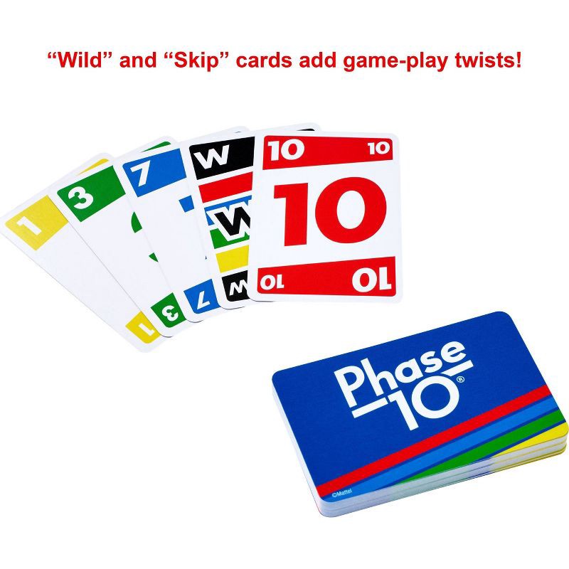 slide 3 of 6, Phase 10 Card Game, 1 ct