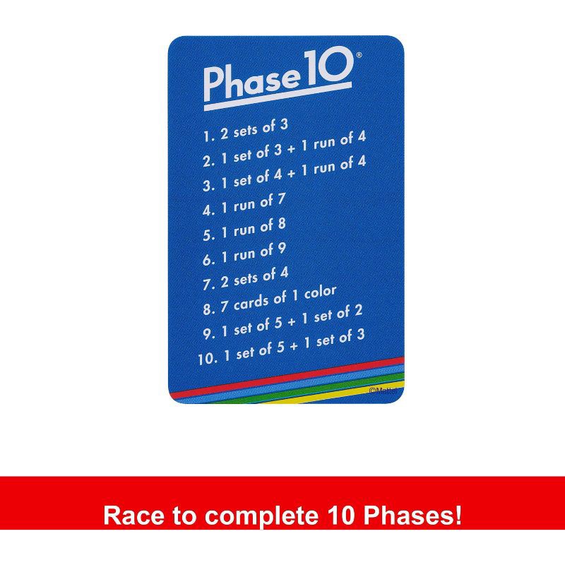 slide 3 of 6, Phase 10 Card Game, 1 ct