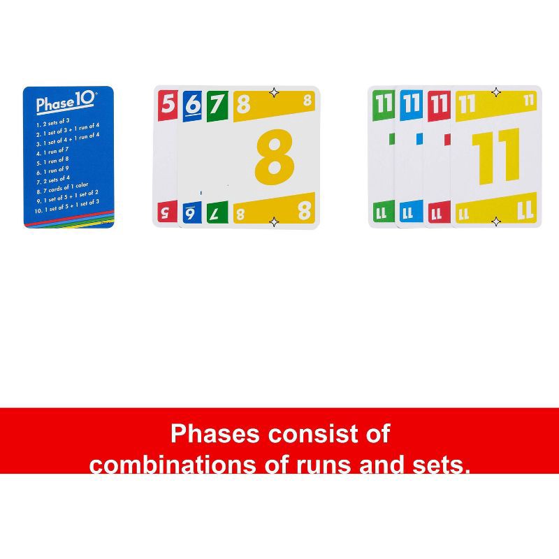 slide 4 of 6, Phase 10 Card Game, 1 ct