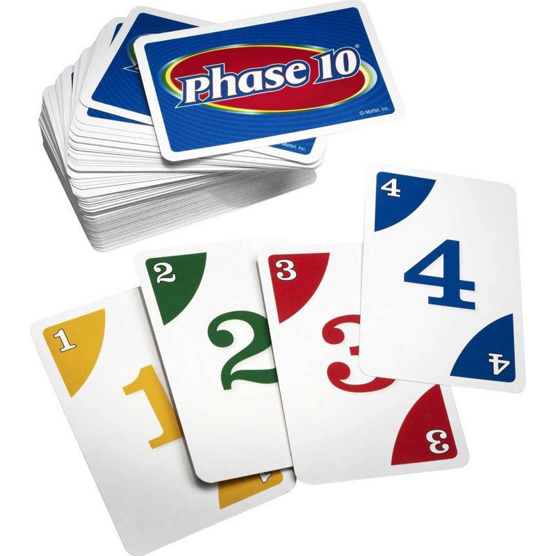 slide 5 of 6, Mattel Phase 10 Card Game, 1 ct