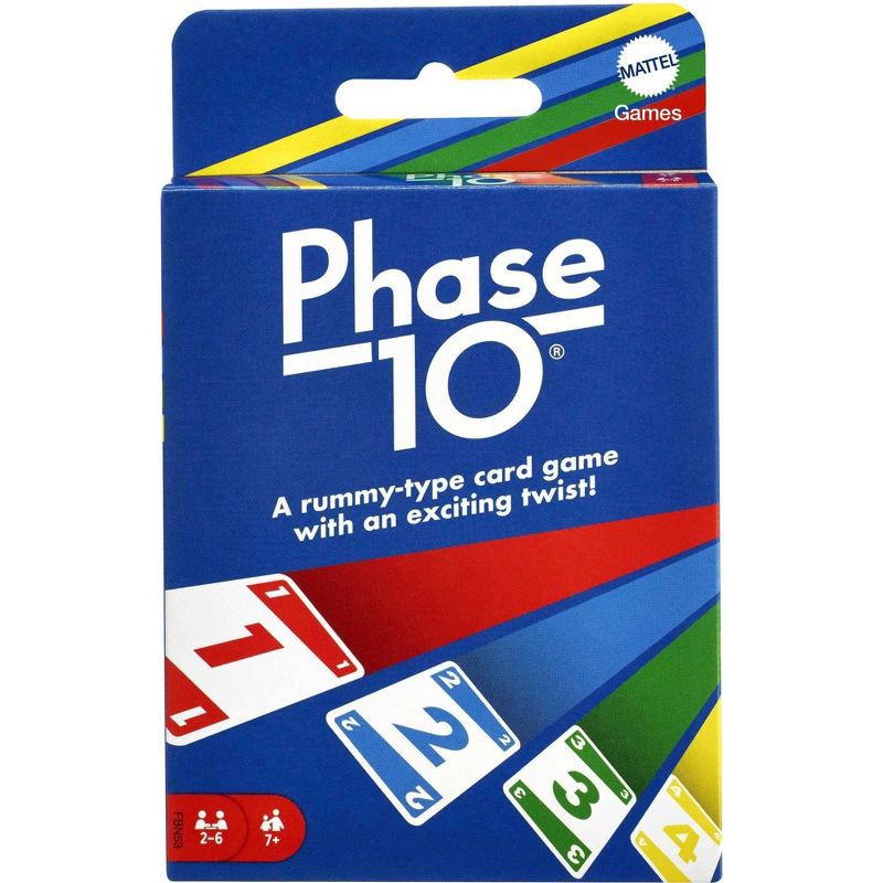 slide 1 of 6, Mattel Phase 10 Card Game, 1 ct