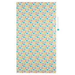 Large Sun and Rainbow Print Baby Shower Plastic Gift Bag - Spritz