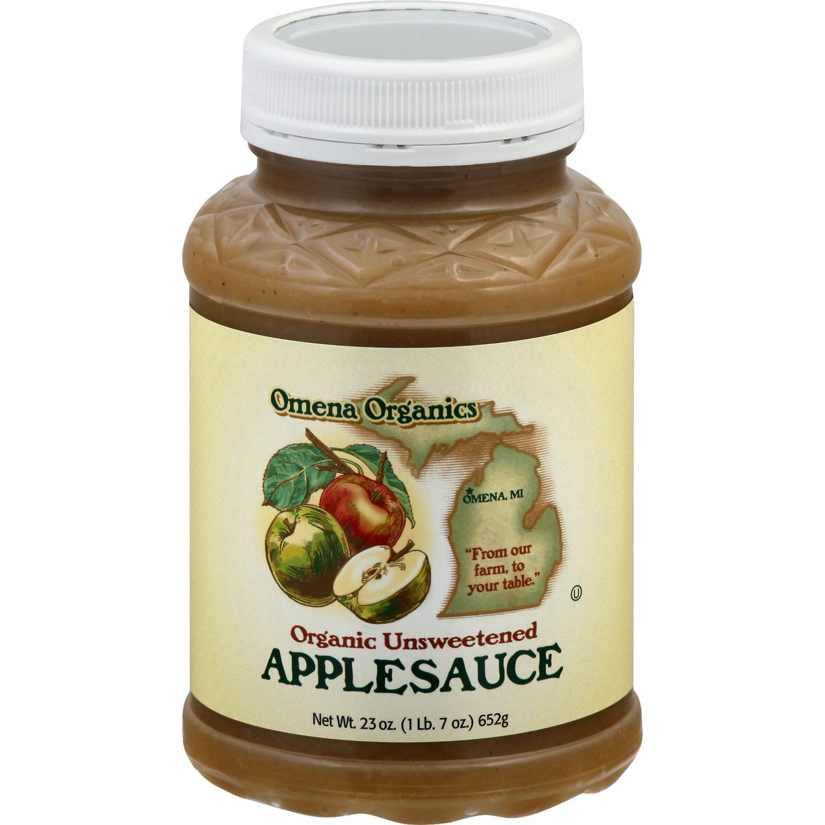 slide 3 of 11, Omena Organics Applesauce 23 oz, 23 oz