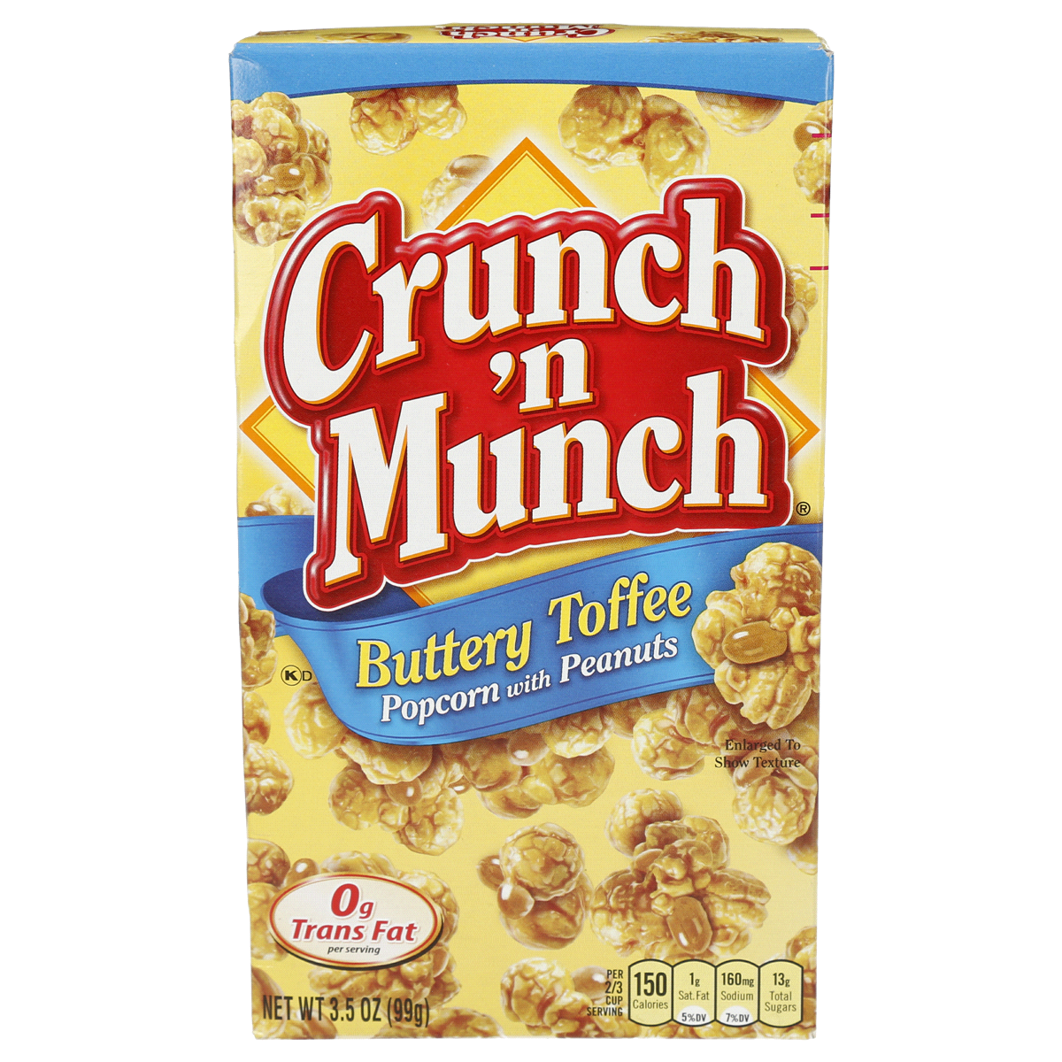 slide 1 of 3, Crunch 'n Munch Buttery Toffee Popcorn with Peanuts, 3.5 oz