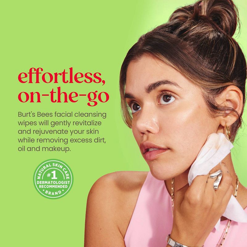 slide 5 of 18, Burt's Bees Facial Cleansing Towelettes Sensitive - Unscented - 30ct, 30 ct