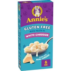 Annie's Gluten Free Rice Pasta & White Cheddar Mac and Cheese - 6oz