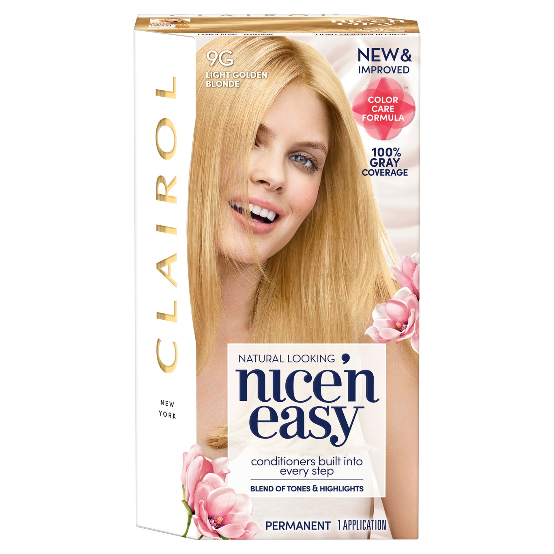 slide 1 of 7, Clairol Nice'N Easy Light Golden Blonde 1 Kit, 9 gram