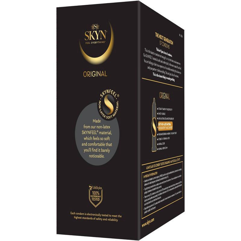 slide 7 of 9, SKYN Original Non-Latex Lubricated Condoms - 24ct, 24 ct