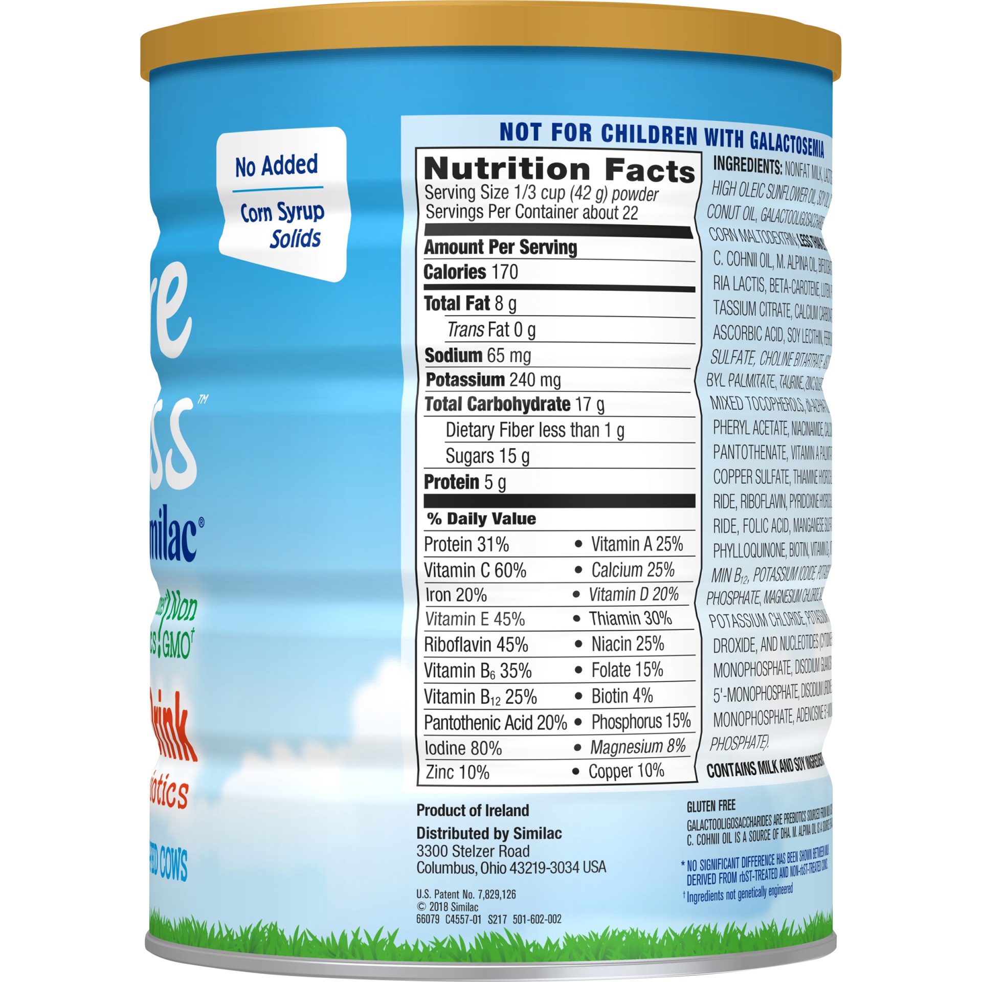 slide 5 of 7, Similac Pure Bliss Non-GMO Toddler Formula, 31.8 oz