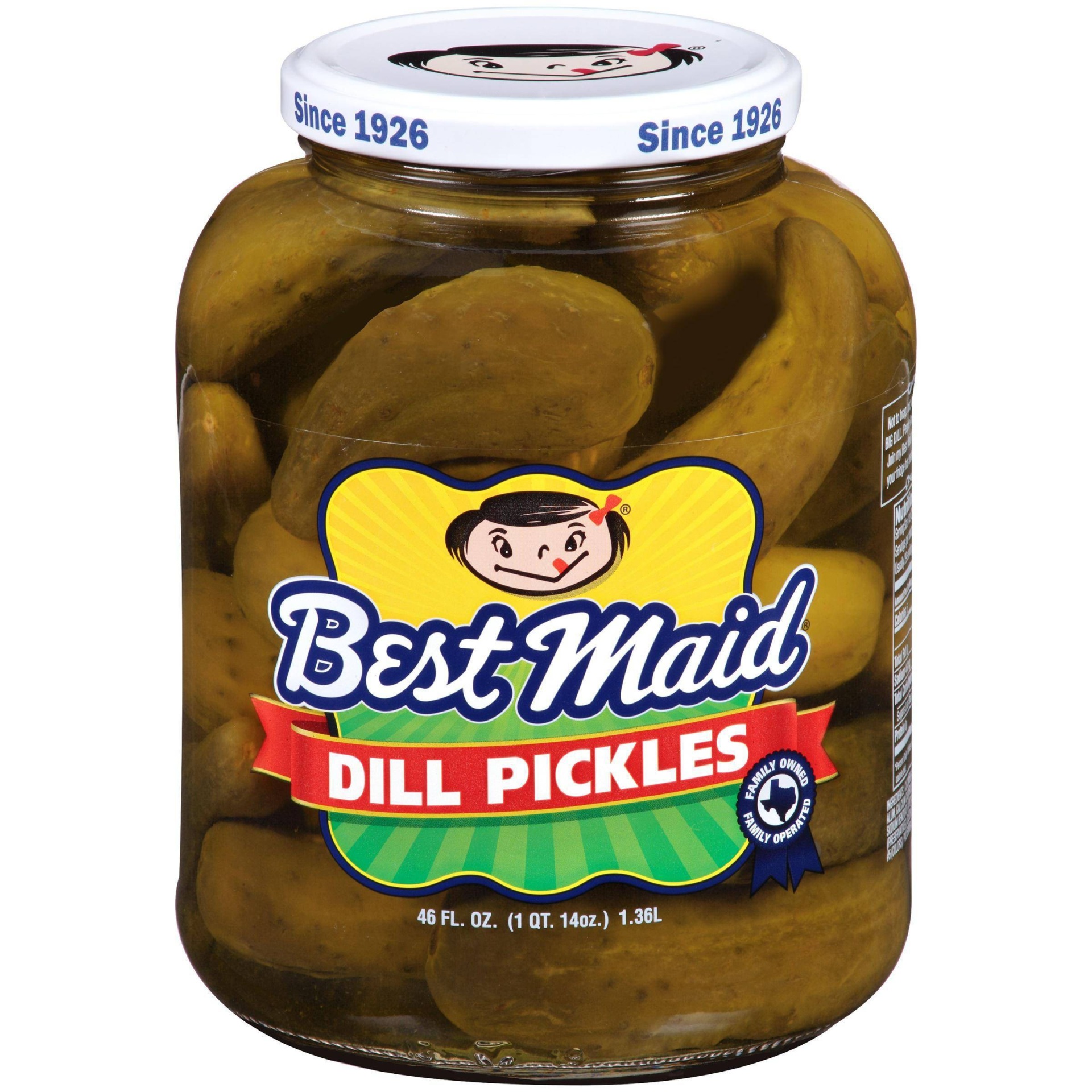 slide 1 of 4, Best Maid Whole Dill Pickles, 46 fl oz