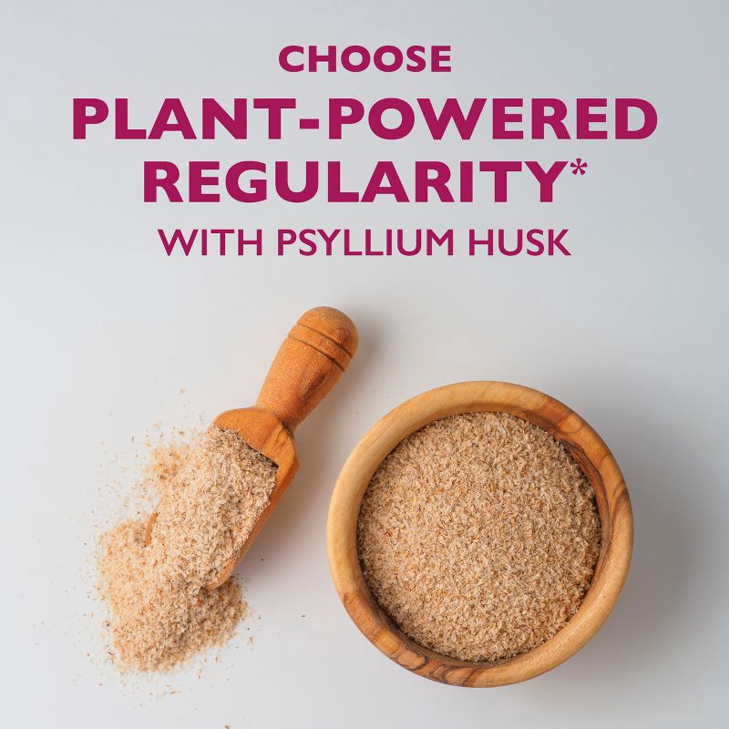 slide 4 of 9, Metamucil Psyllium GLP-1 Friendly Fiber Supplement Sugar Free Powder - Orange - 2.4g Fiber Per Serving - 15oz, 2.4 gram, 15 oz