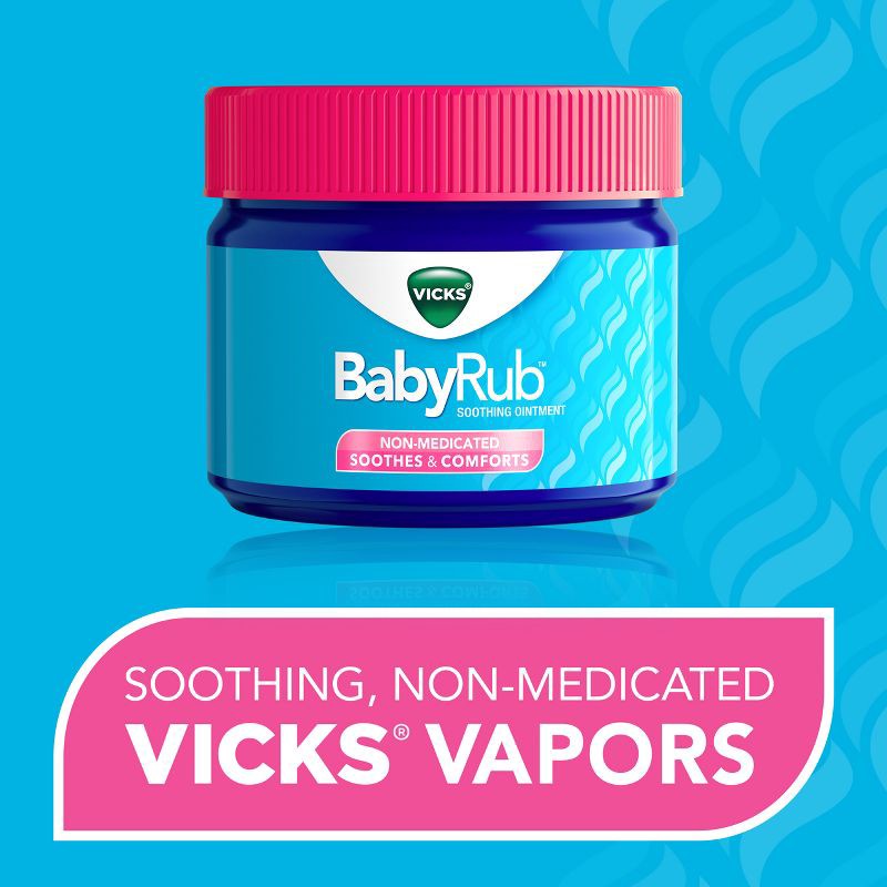 slide 8 of 15, Vicks BabyRub Chest Rub Soothing Ointment - 1.76oz, 1.76 oz