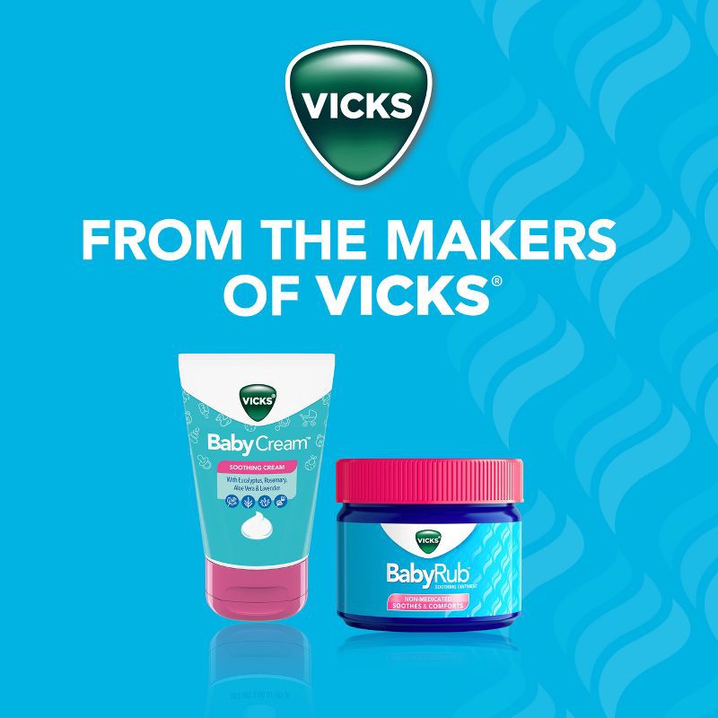 slide 9 of 15, Vicks BabyRub Chest Rub Soothing Ointment - 1.76oz, 1.76 oz