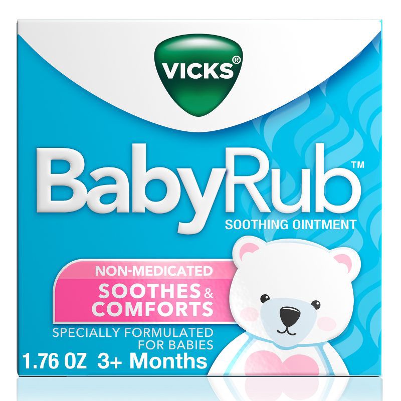 slide 1 of 15, Vicks BabyRub Chest Rub Soothing Ointment - 1.76oz, 1.76 oz