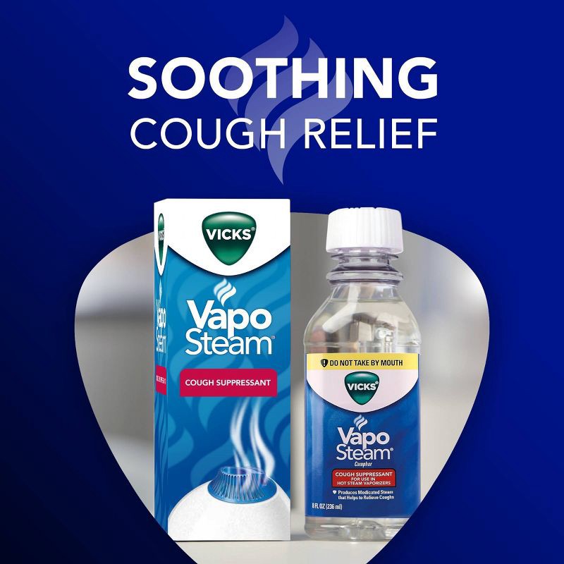 slide 3 of 12, Vicks Vapo Steam Cough Suppressant - 8 fl oz, 8 fl oz