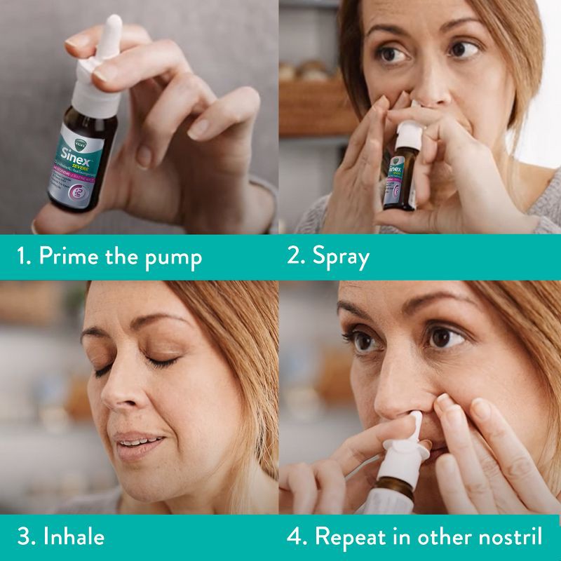 slide 5 of 12, Vicks Sinex Severe Moisturizing Nasal Spray Ultra Fine Mist - 0.5 fl oz, 0.5 fl oz