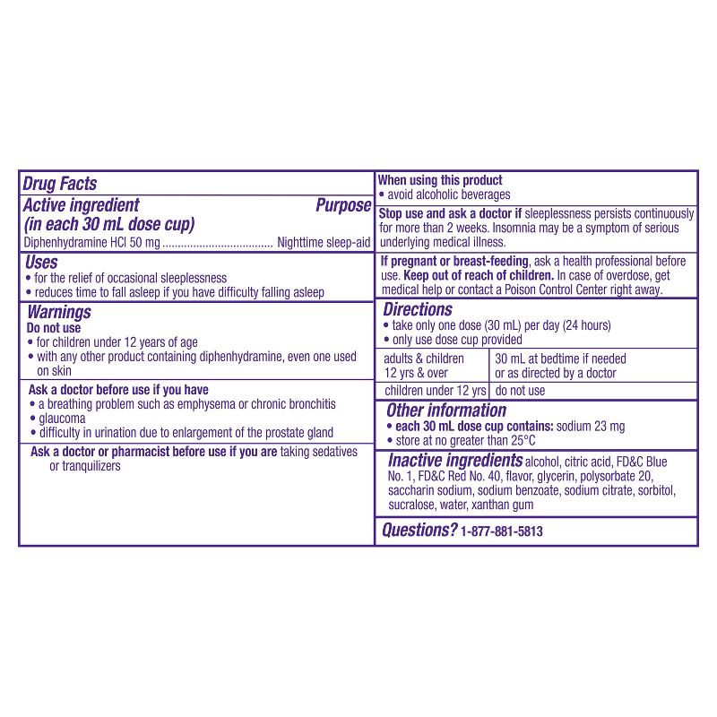 slide 2 of 7, ZzzQuil Nighttime Sleep-Aid Liquid - Berry - 12 fl oz, 12 fl oz