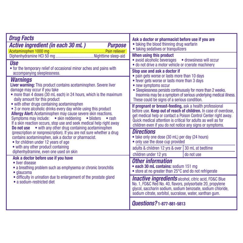 slide 2 of 8, ZzzQuil Nighttime Sleep-Aid Liquid - Berry - 24 fl oz, 24 fl oz