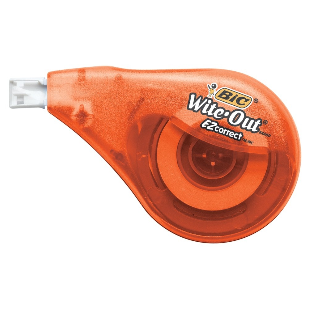 slide 2 of 5, BIC Wite-Out Correction Tape, 4 ct; 0.15 in x 33.3 ft