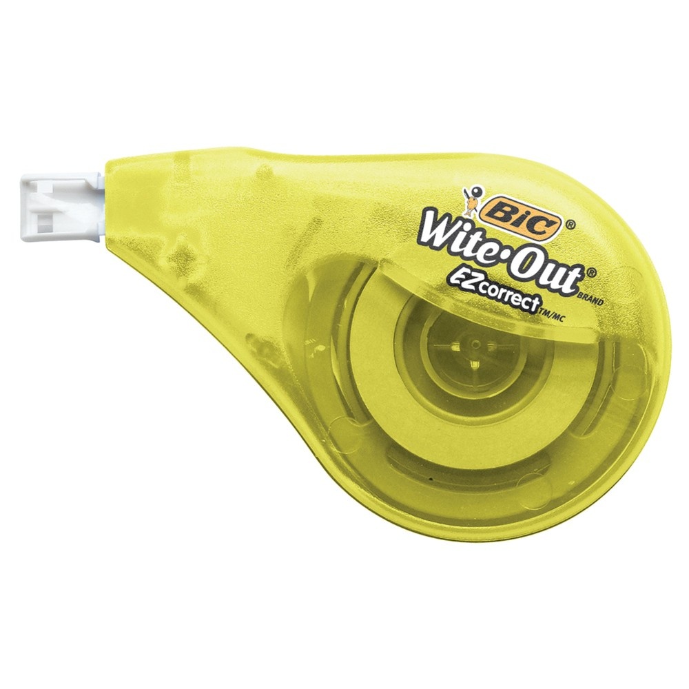 slide 4 of 5, BIC Wite-Out Correction Tape, 4 ct; 0.15 in x 33.3 ft