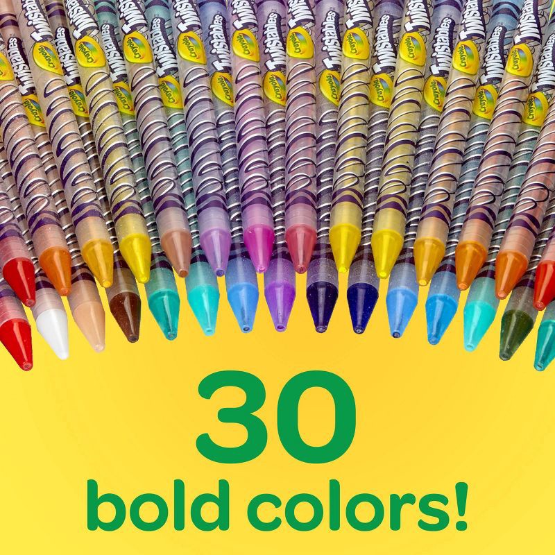 slide 4 of 9, Crayola Twistable Colored Pencils 30ct, 30 ct