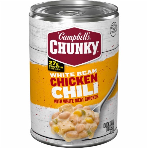 slide 1 of 1, Campbell's Chunky Campbell's® Chunky® White Bean Chicken Chili, 16.5 oz