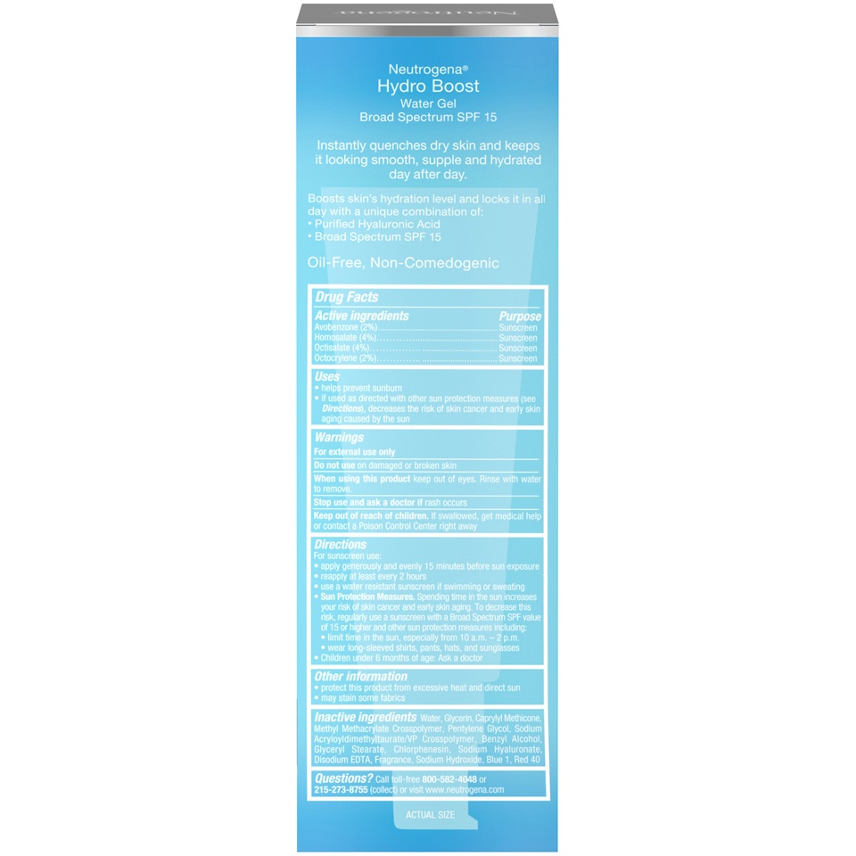 slide 6 of 6, Neutrogena Hydro Boost Water Gel SPF 15, 1.7 oz