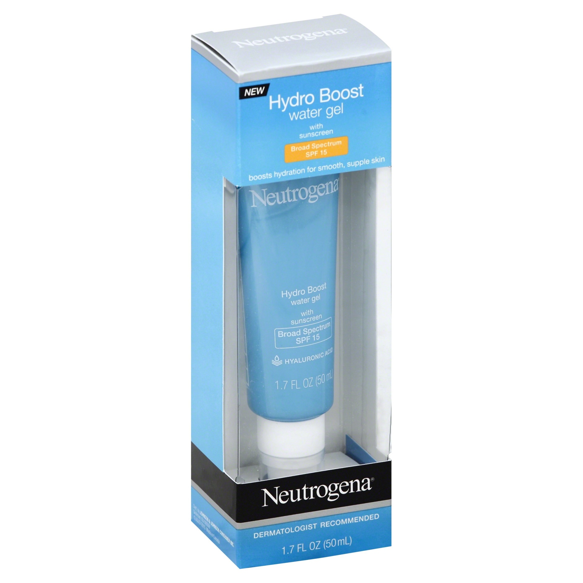 slide 1 of 6, Neutrogena Hydro Boost Water Gel SPF 15, 1.7 oz