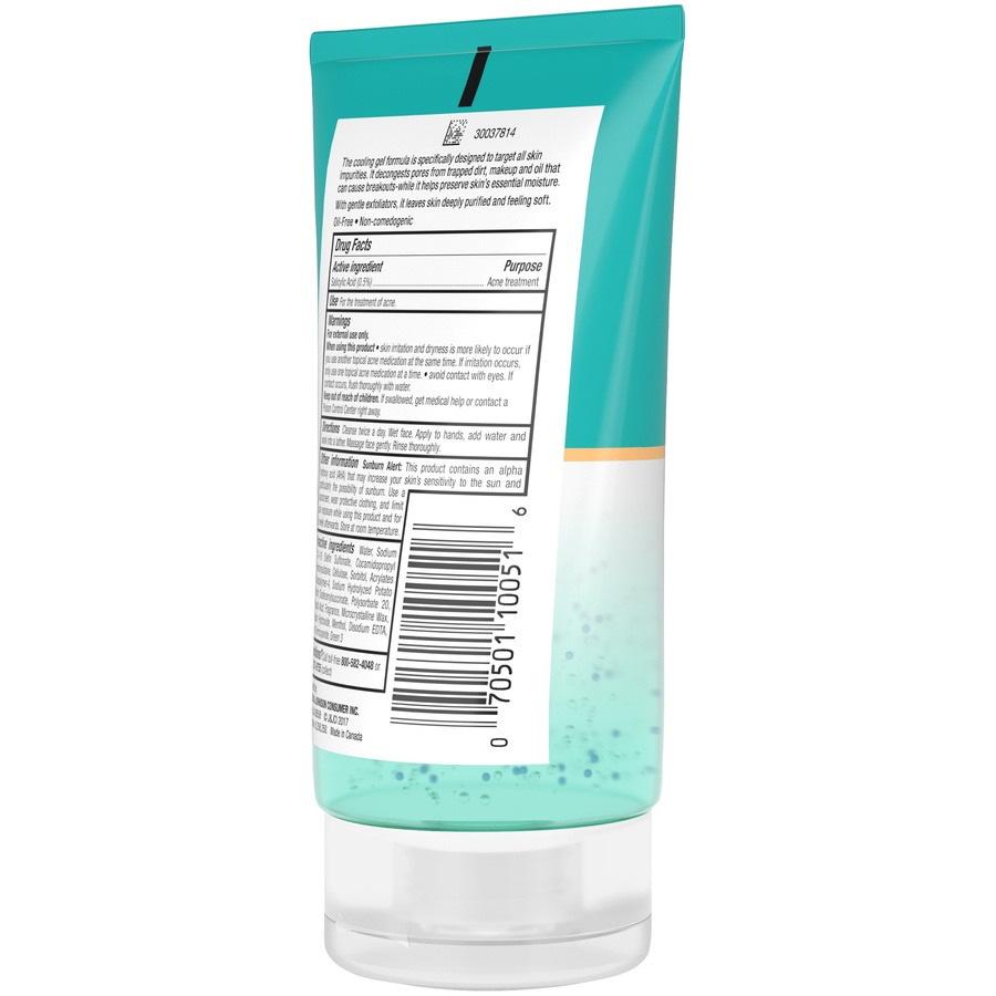 slide 3 of 6, Neutrogena Deep Clean Purifying Cooling Gel And Face Scrub, 4.2 oz