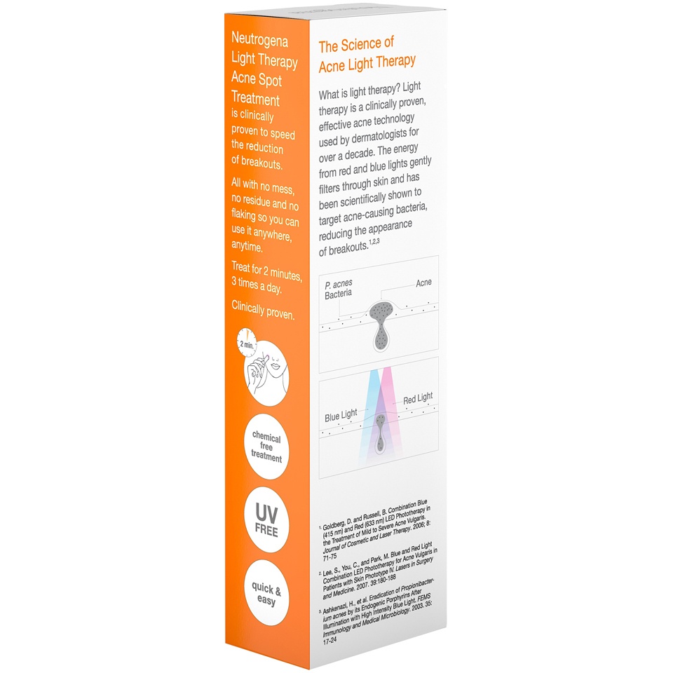 slide 2 of 6, Neutrogena Light Therapy Acne Spot Treatment, 1 ct