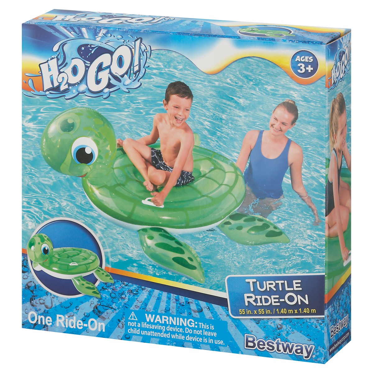 slide 2 of 9, H2O GO! Turtle Ride-On 1 ea, 1 ct