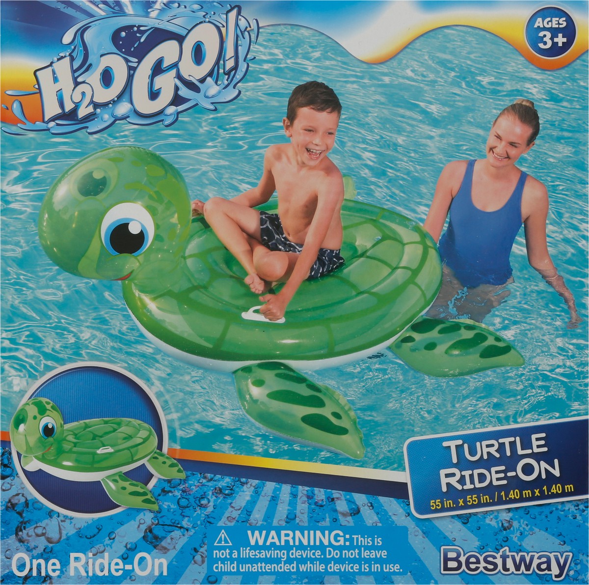 slide 8 of 9, H2O GO! Turtle Ride-On 1 ea, 1 ct